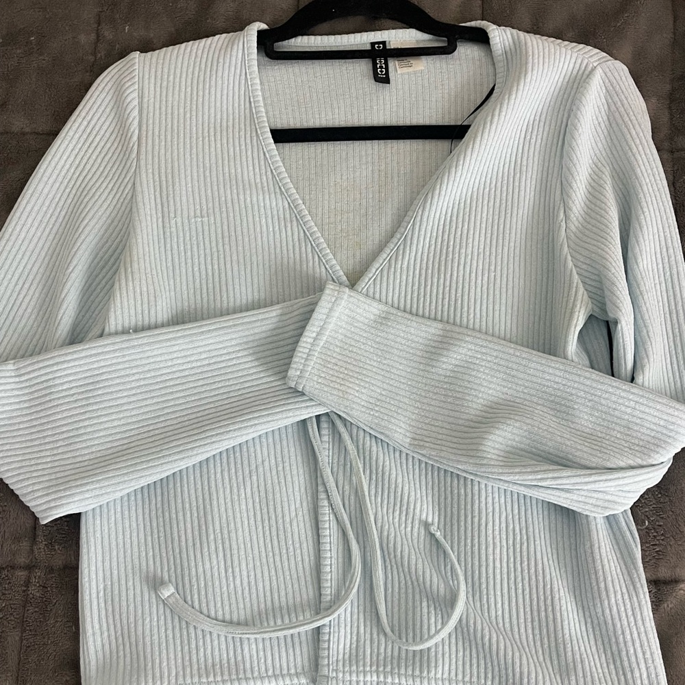 Light Blue string  shirt